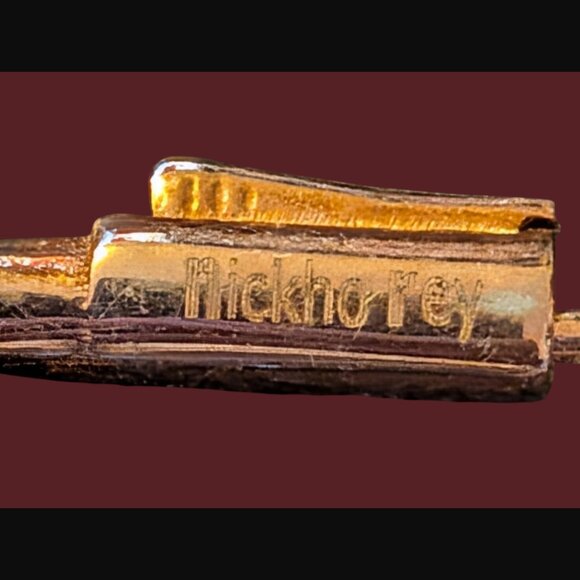 Nickho Rey Rose Gold 14k Vermeil 925 Sterling Silver Crystal 72mm Drop Earrings - Picture 4 of 8